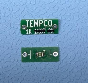 1K Tempco Widerstand - SMD auf PCB